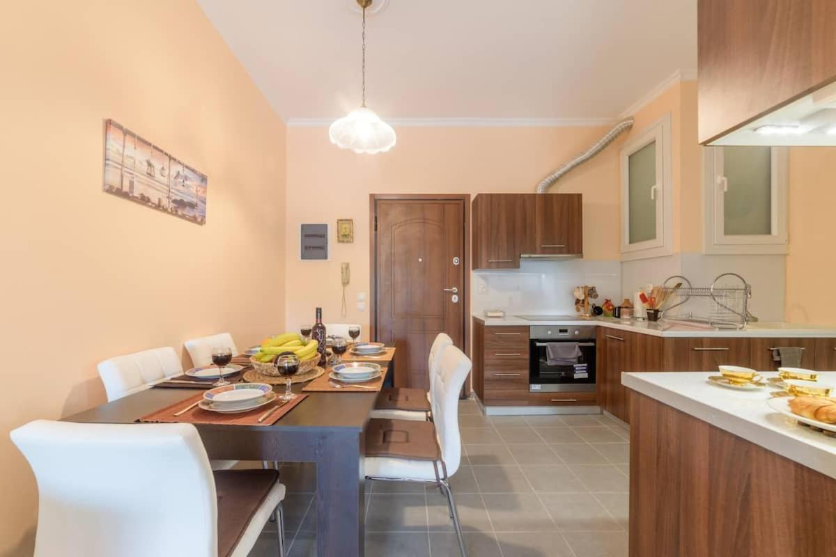 Bright Newly Renovated Apt Near Beach & Center+Ac Anemomylos Luaran gambar
