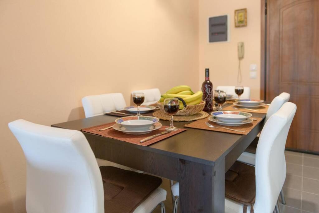 Bright Newly Renovated Apt Near Beach & Center+Ac Anemomylos Luaran gambar